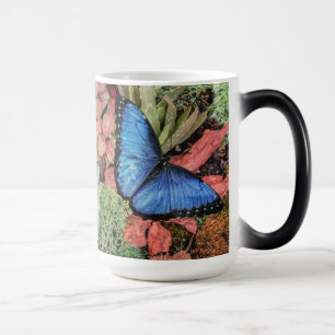 Blue Morpho Butterfly Natur Verwandlungstasse