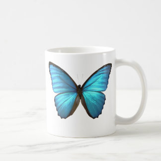 Blue Morpho Butterfly Wings Tasse