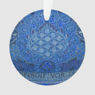 Blue Mosaic Detail, Deutschland Ornament