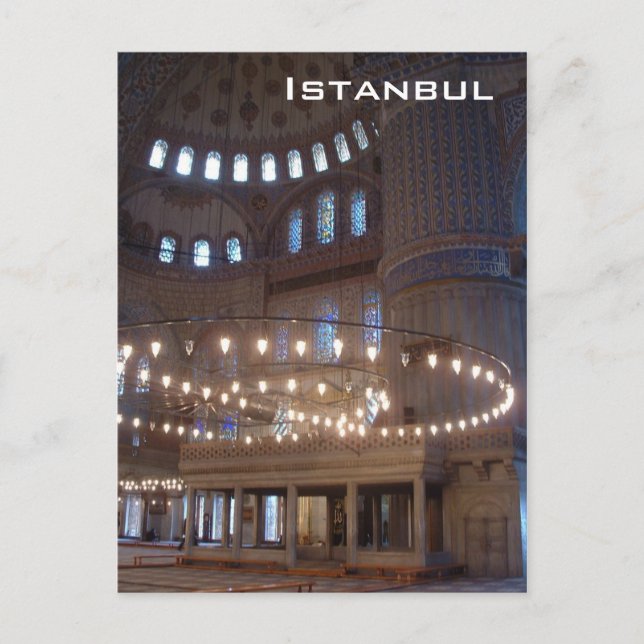 Blue Mosque Postkarte (Vorderseite)