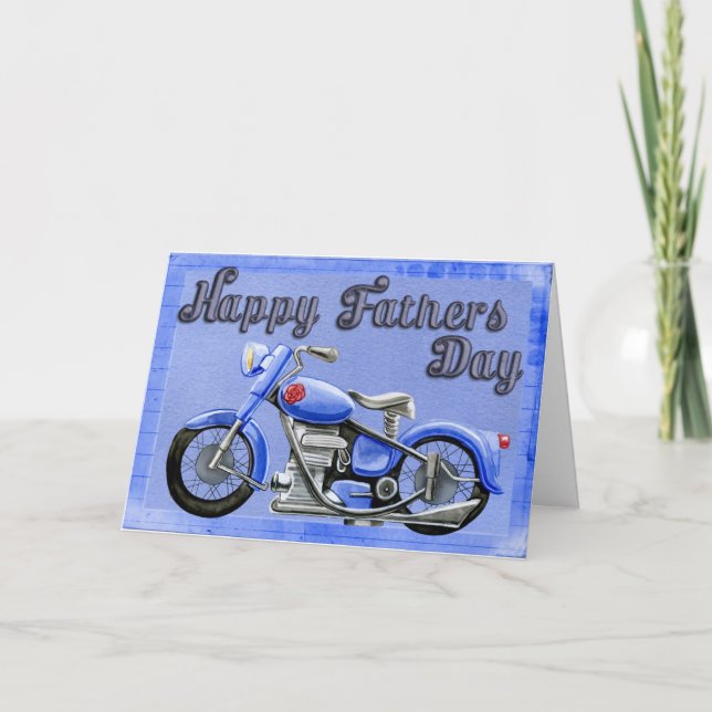 Blue Motorrad-Vathy-Tageskarte Karte (Vorderseite)