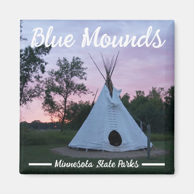 Blue Mounds Staaten Park Magnet (Vorne)