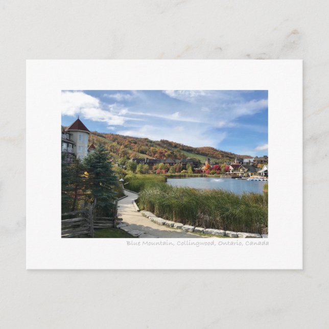 Blue Mountain Collingwood Ontario Kanada Foto Postkarte (Vorderseite)