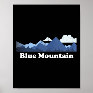 Blue Mountain Peak Gger New York Ny Klettern Wande Poster