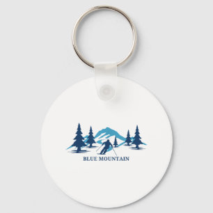 Blue Mountain Pennsylvania Ski Resort Skifahren Sk Schlüsselanhänger