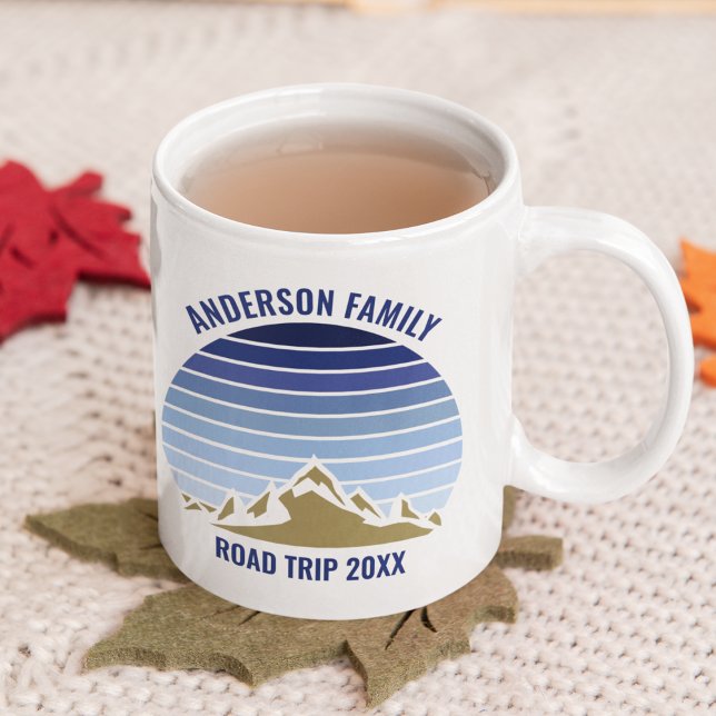 Blue Mountain Sunset Personalisiert Family Wieders Kaffeetasse (Von Creator hochgeladen)