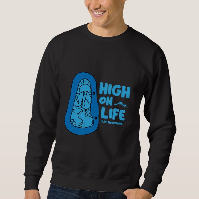 Blue Mountains Alpinismus Australien Sweatshirt (Vorderseite)