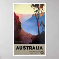 Blue Mountains Australien Vintage Reise