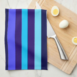 Blue Multi Tone Streifen Geschirrtuch