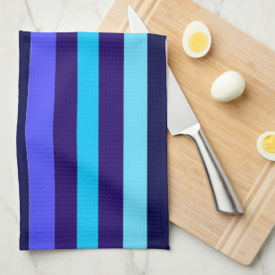Blue Multi Tone Streifen Geschirrtuch