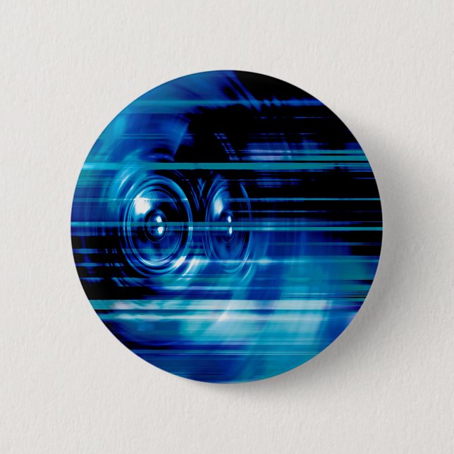 Blue Music Lautsprecher Button (Vorderseite)