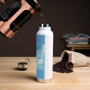 Blue Music Personalisiert Trinkflasche
