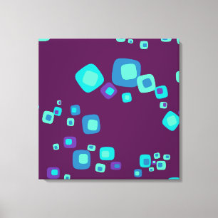 Blue Myriads B Wrapped Canvas Leinwanddruck