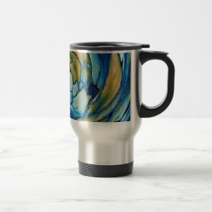 Blue N Gold Dolphin vs Eagle Reisebecher