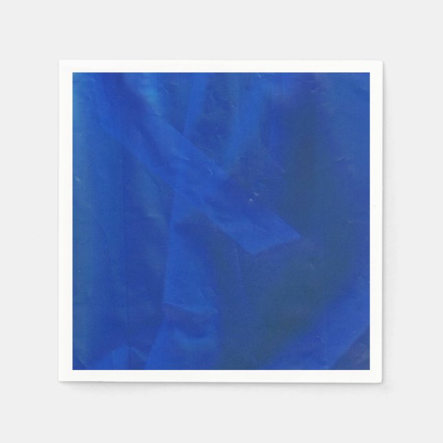 Blue Napkins mit Wavy Design Serviette (Vorderseite)
