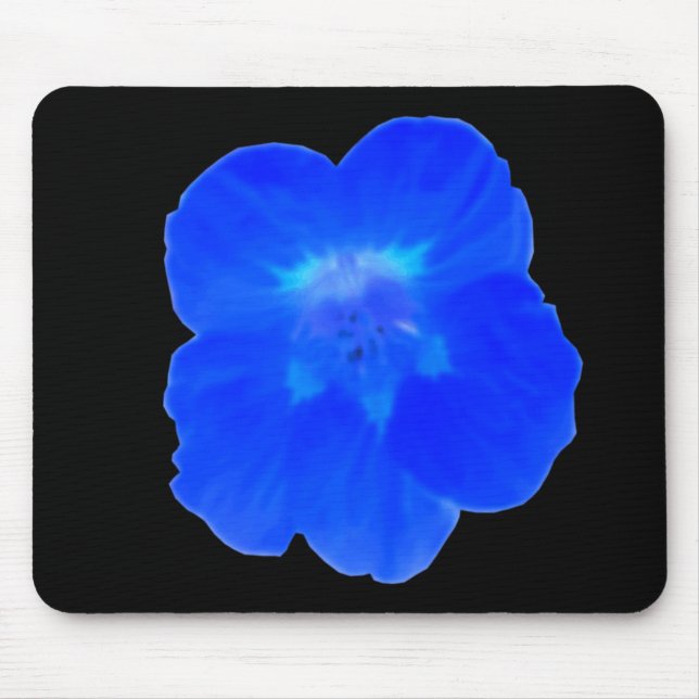 Blue Nasturtium Mousepad (Vorne)