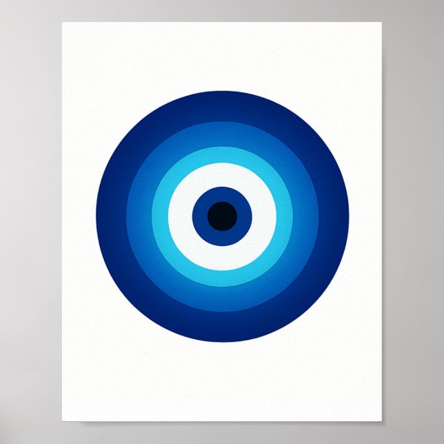 Blue Nazar Wall Art - Schild deinen Raum im Stil (Vorne)