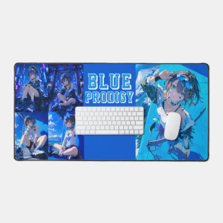 Blue Neon Prodigy Tokyo Cyberpunk Anime Large