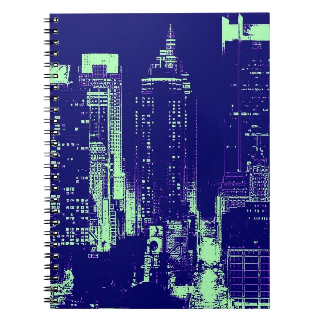 Blue New York City Notizblock (Vorderseite)