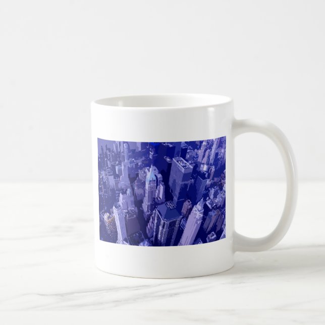 Blue New York Kaffeetasse (Rechts)