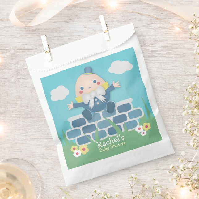 Blue Niedlich Humpty Dumpty Baby Dusche Gefallen B Geschenktütchen (Ausgeschnitten)