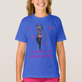 Blue Niedlich Robot Giggle Fun T - Shirt