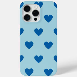 Blue Niedlich Simple Heart Pattern Case-Mate iPhone Hülle