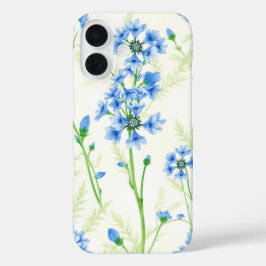 Blue Nigella iPhone 16 Hülle