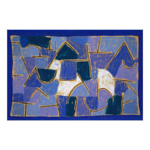 Blue Night von Paul Klee Fotodruck