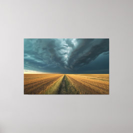 Blue Norther Poster - Dramatic Weather Front Print Leinwanddruck