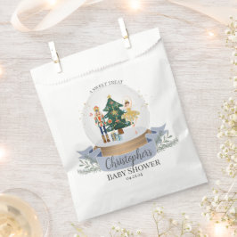 Blue Nutcracker Baby Shower bevorzugt Cookie-Lecke Geschenktütchen