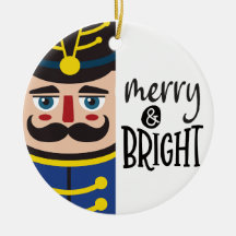 Blue Nutcracker Ornament
