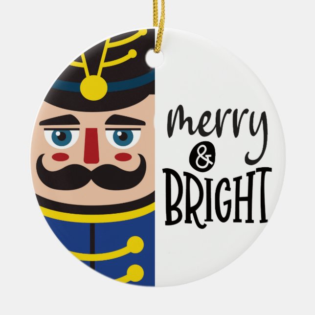 Blue Nutcracker Ornament (Vorne)