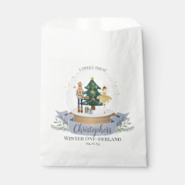 Blue Nutcracker zum ersten Geburtstag favorisiert  Geschenktütchen