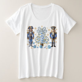 Blue Nutcrackers und Christmas Tree T - Shirt