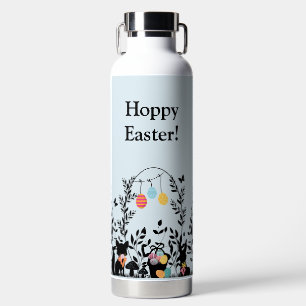Blue Oaster Silhouette Water Flasche