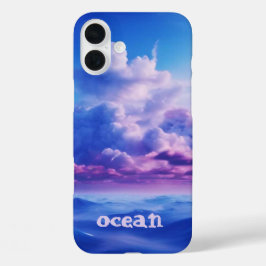Blue Ocean Mit Monogramm Case - Mate iPhone