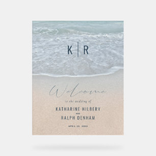 Blue Ocean & Sandy Beach Mariage Bienvenue