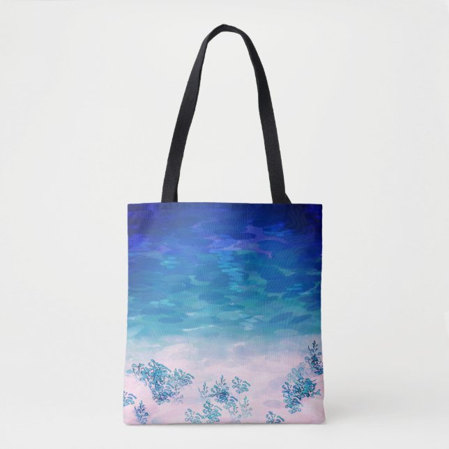 Blue Ocean Sea Beach Tasche (Vorderseite)