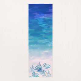 Blue Ocean Sea Beach Yogamatte