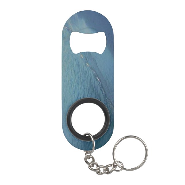 Blue Ocean Shore Bottle Opener Mini Flaschenöffner (Rückseite)