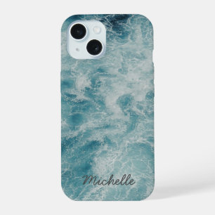 Blue Ocean Summer Beach Waves Nom personnalisé