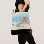 Blue Ocean Wave Wedding Tote Bag Tasche<br><div class="desc">Diese hübsche Hochzeitstasche aus blauem Ozean ist perfekt für die Mitglieder Ihrer Hochzeitsfeier!</div>