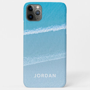 Blue Ocean Waves Mit Monogramm Case-Mate iPhone Ca Case-Mate iPhone Hülle