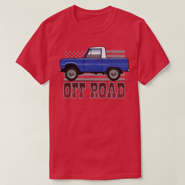 Blue OffRoad T-Shirt (Design vorne)