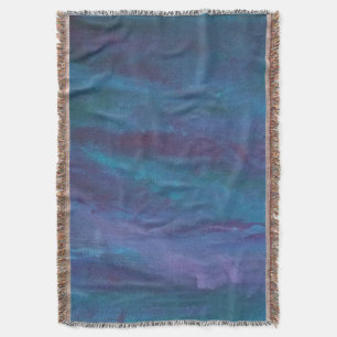 Blue-Ombre Abstrakt   Türkisfarbenes Aquamarines  Decke