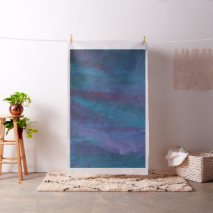 Blue-Ombre Abstrakt   Türkisfarbenes Aquamarines  Stoff