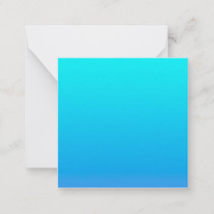 Blue Ombre Hintergrund Mitteilungskarte