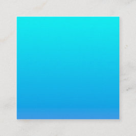 Blue Ombre Hintergrund Quadratische Visitenkarte