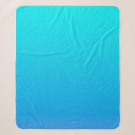 Blue Ombre Hintergrund Sherpadecke